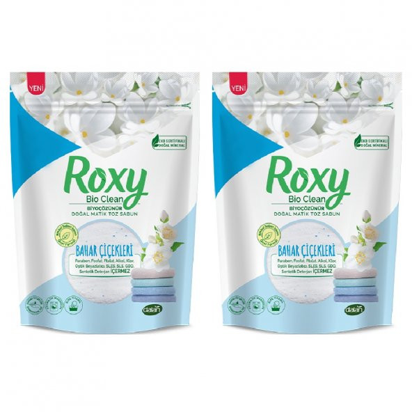 Dalan Roxy Matik Toz Sabun Bahar Çiçekleri 2'li 1600 Gr