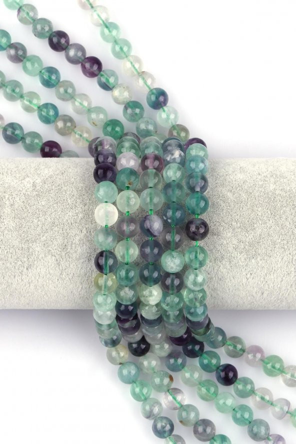 Florit Doğal Taş Dizi 8 mm Küre Kesim ürün görseli