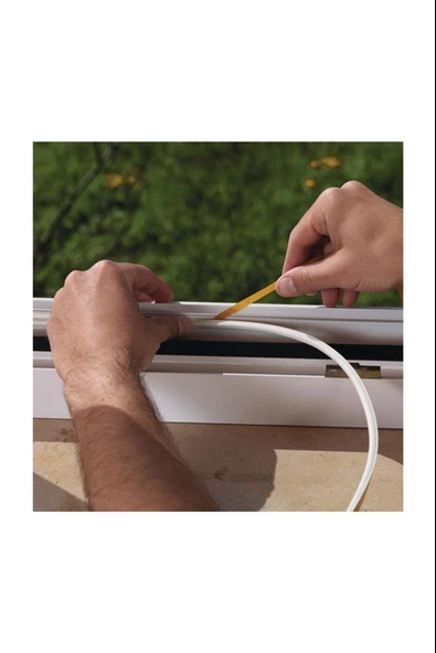 Contacall Bondit Çift Sarım Kauçuk Kapı ve Pencere İzolasyon Bandı Fitili 2X4 8 Metre Kahverengi - Resim 5