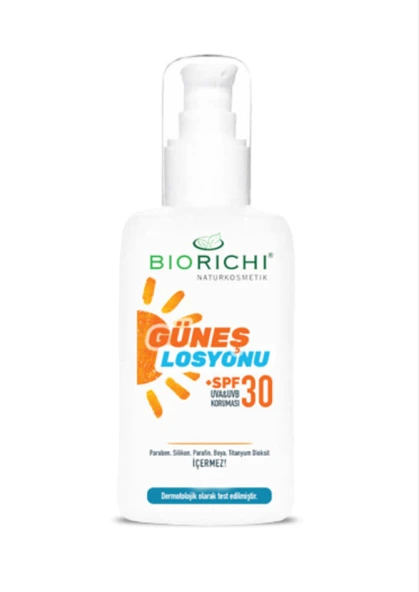 Biorichi Organik Güneş Losyonu 30 Spf - 150 ml