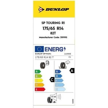 Dunlop SP Touring R1 175/65 R14 82T Yaz Lastiği - 2025 - Resim 2