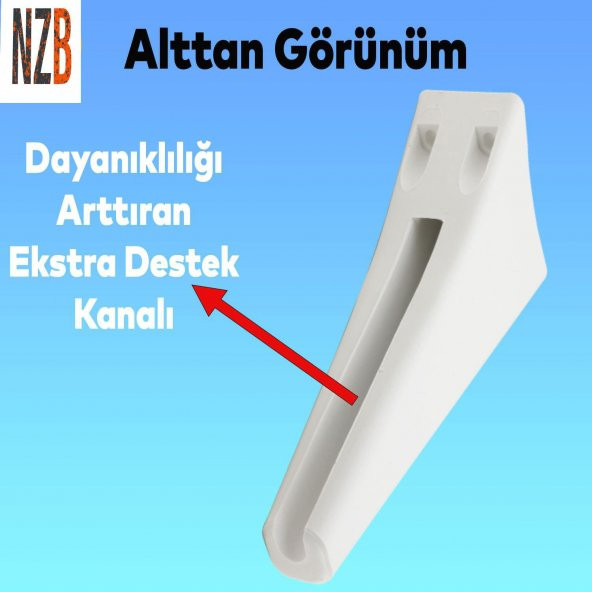 Lüks Mobilya Kanepe Sehpa TV Ünitesi Koltuk Ayağı 20 cm Beyaz Baza Ayak - Resim 5