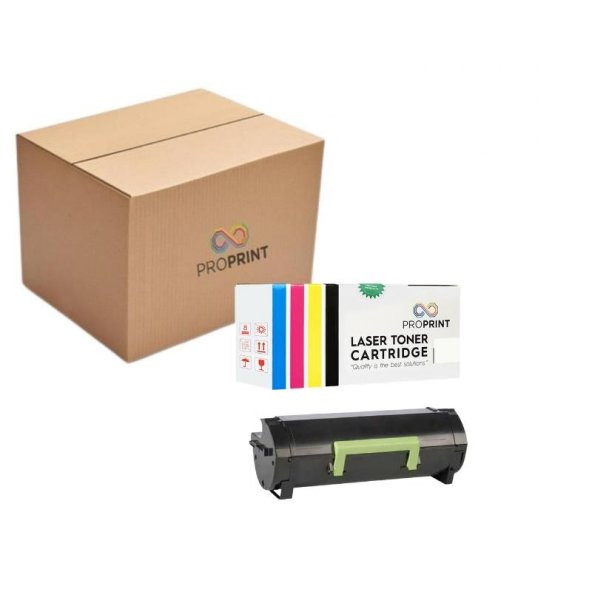 TKPrint Lexmark MX812dxme MX812dfe 62D5H00 Siyah 10 Adet 25000 Sayfa Muadil Toner - 2