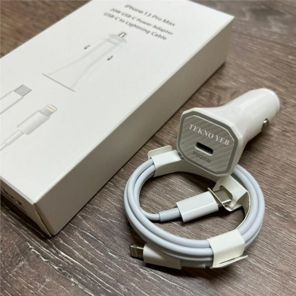 İPHONE Uyumlu Hızlı Araç Şarj Cihazı Araç Şarjı Çakmaklık Araç Içi Şarj 20w Şarj Aleti