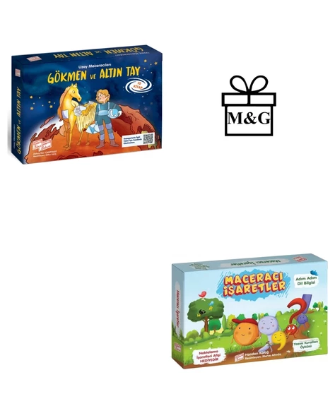 2 ve 3 Sınıflar İçin Gökmen ve Altın Tay Maceracı İşaretler