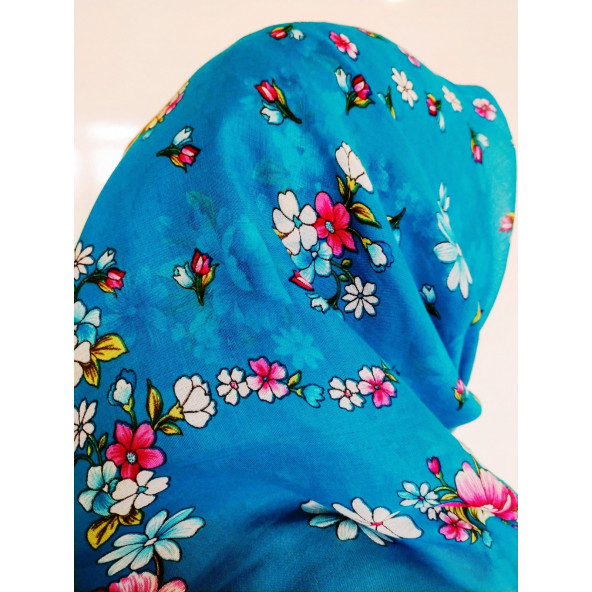 Algelsineve Mavi Yazma, yemeni, telbent, baş örtüsü - 6