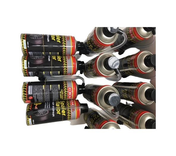 Cbm Araç Oto Motosiklet Lastik Onarıcı Tamir Edici Şişirici Sprey Lastik Tamir Kiti 400ML 12Lİ - 1