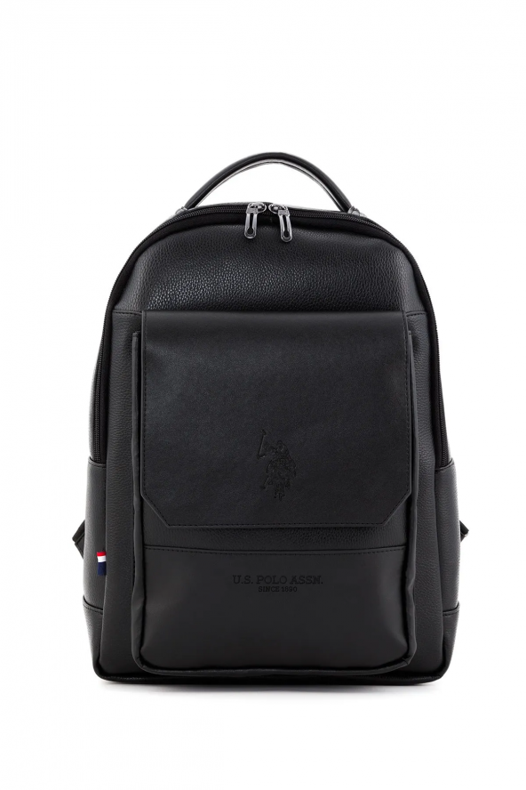 U.s. Polo Assn. Deri Sırt Çantası Siyah PLEVR21565