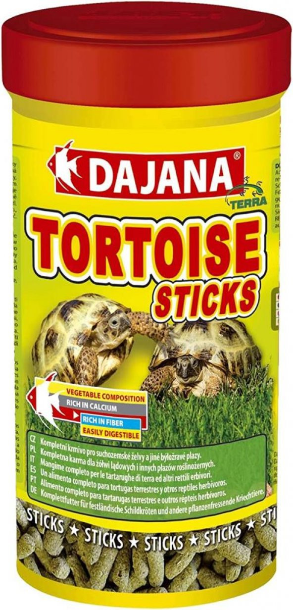 Dajana Tortoise Herbivore Stick 1000 Ml 220 Gr Skt: 11/2025