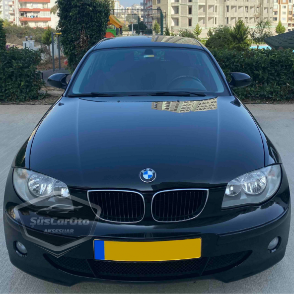 BMW E87 1 Serisi Makyajsız Kasa 2004-2009 Uyumlu Batman Yarasa Ayna Kapağı Piano Black ABS Plastik