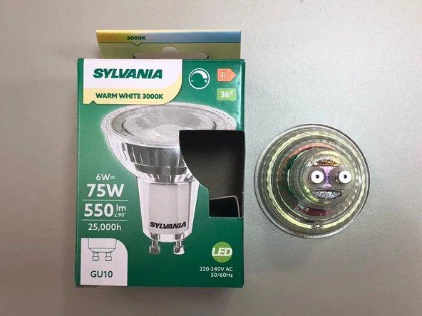 2 ADET SYLVANIA DİMLİ 6W 75W 550 LÜMEN GU 10 3000KELVİN LED SPOT 25,000 SAAT - 2