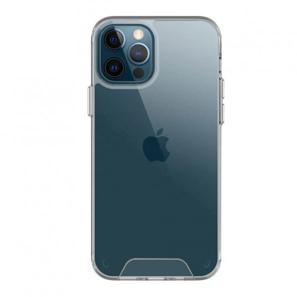 iPhone 11 Pro Kılıf Space Seri Lux Silikon Şeffaf Kapak - 7
