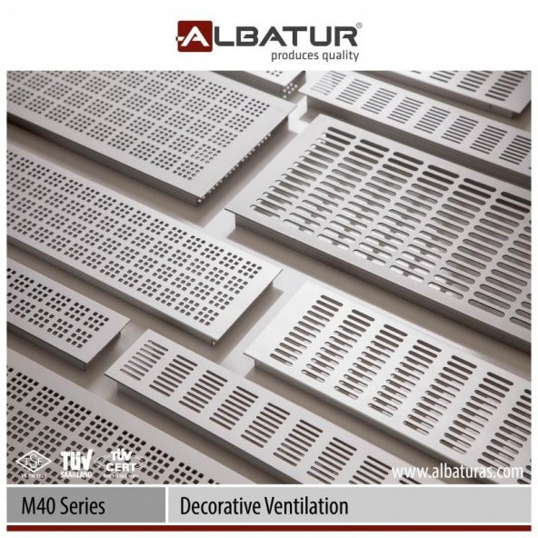 Menfez Oval Delikli Eloksal 50cmx12cm ürün görseli