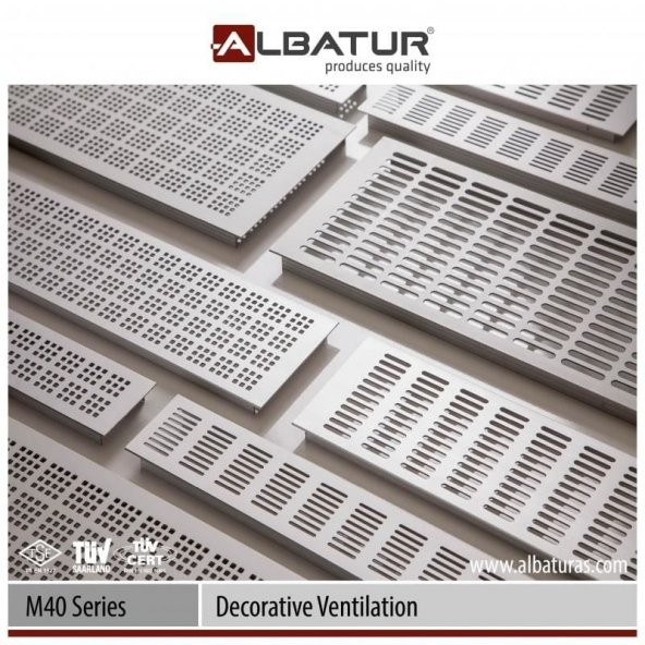 Menfez Oval Delikli Eloksal 27cmx07cm - Resim 2