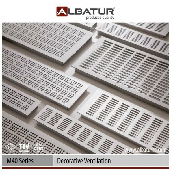 Menfez Oval Delikli Eloksal 43cmx12cm - 2