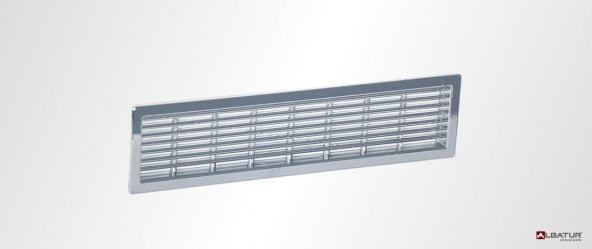 Plastik Menfez 16cmx03cm Mat Krom ürün görseli