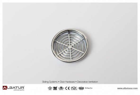 Plastik Menfez Q60mm Krom ürün görseli