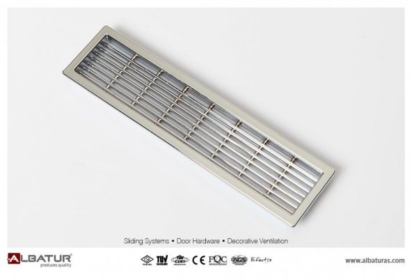 Plastik Menfez 16cmx03cm Krom ürün görseli