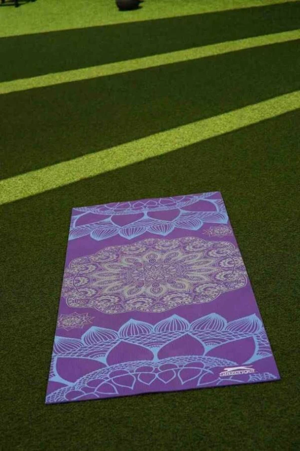 Slazenger 4mm Mor Yoga Matı - 6