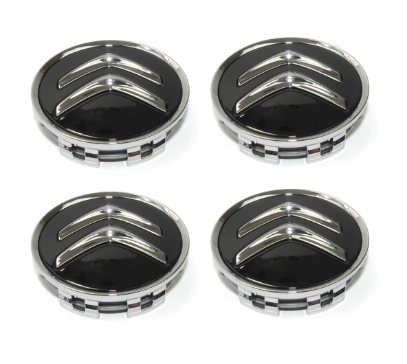 Citroen Jant Kapağı Göbeği Telli Krom Takım 60 mm 4 Adet