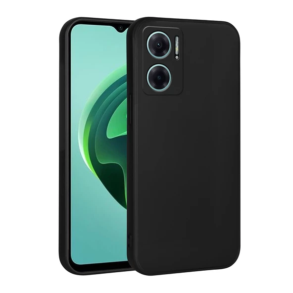 Xiaomi Redmi Note 11E Kılıf Zore Biye Silikon  Siyah