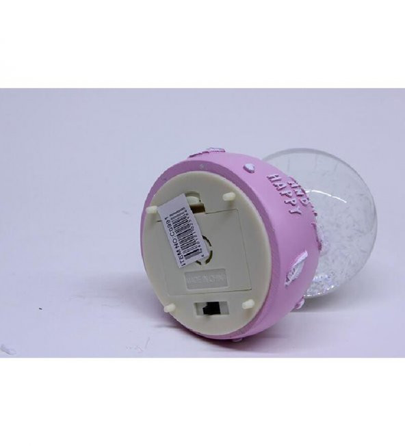 Romantik Kuğu Kar Küresi - Resim 5