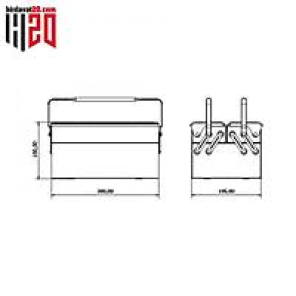 İzeltaş Takım Çantası 195X420x160mm (3 Gözlü) 8410336203 - 2