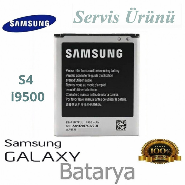 Samsung Galaxy S4 Batarya i9500 Eb-B600Bebecww Uyumlu Yedek Batarya
