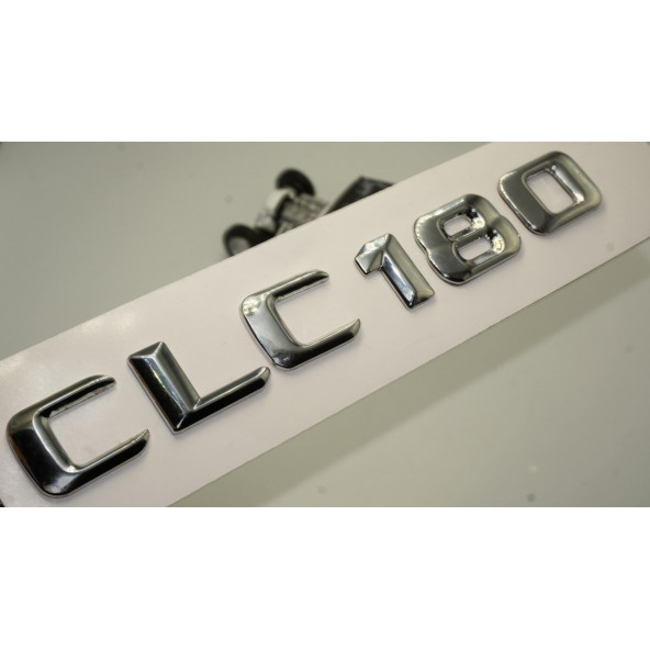 Benz CLC 180 Bagaj Krom Metal 3M 3D Yazı Logo