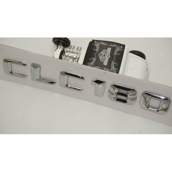 Benz CLC 180 Bagaj Krom Metal 3M 3D Yazı Logo - 4