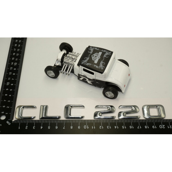 Benz CLC 220 Bagaj Krom Metal 3M 3D Yazı Logo - 5