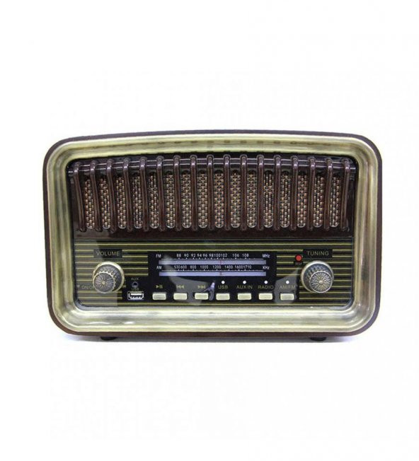 Crownwell Ahşap Nostaljik Radyo - Resim 2