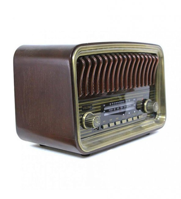 Crownwell Ahşap Nostaljik Radyo - Resim 4