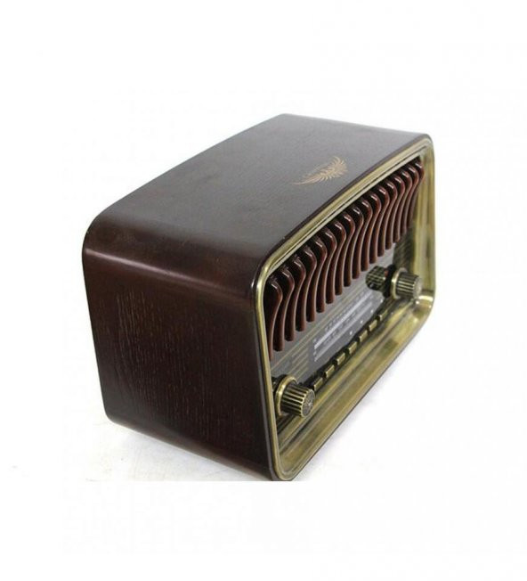 Crownwell Ahşap Nostaljik Radyo - Resim 5
