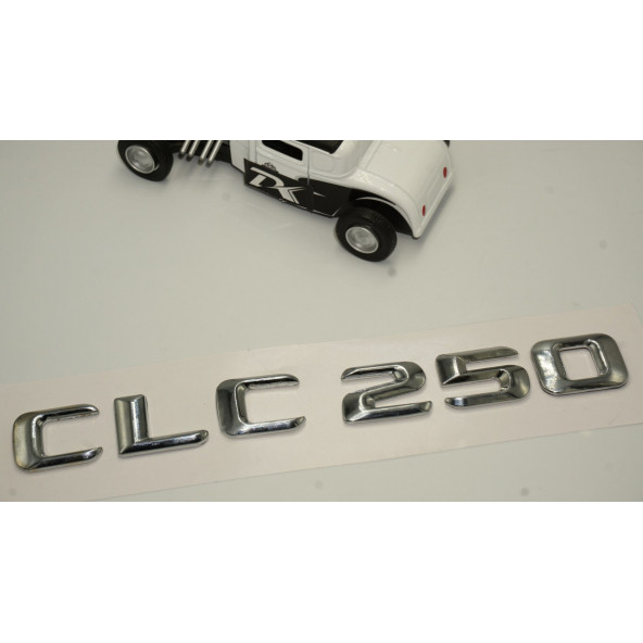 Benz CLC 250 Bagaj Krom Metal 3M 3D Yazı Logo - 3