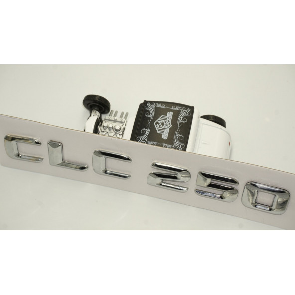 Benz CLC 250 Bagaj Krom Metal 3M 3D Yazı Logo - 4