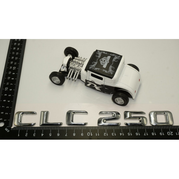 Benz CLC 250 Bagaj Krom Metal 3M 3D Yazı Logo - 5