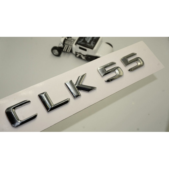 Benz CLK 55 Bagaj Krom Metal 3M 3D Yazı Logo