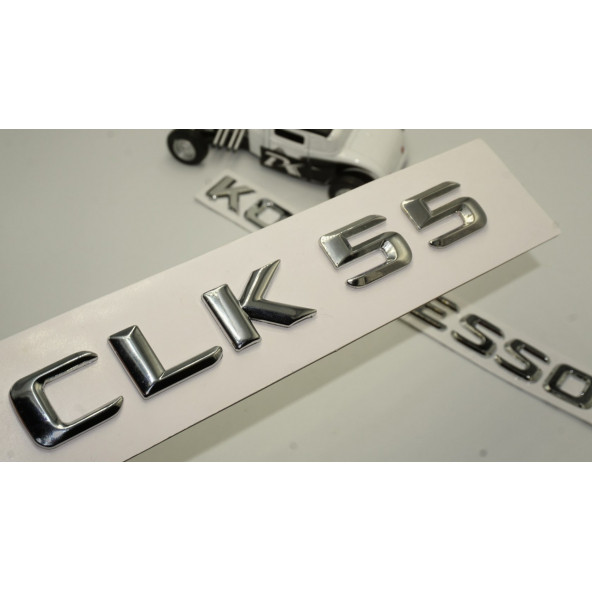 Benz CLK 55 Kompressor Bagaj Krom Metal 3M 3D Yazı Logo ürün görseli