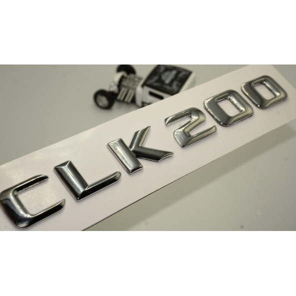 Benz CLK 200 Bagaj Krom Metal 3M 3D Yazı Logo
