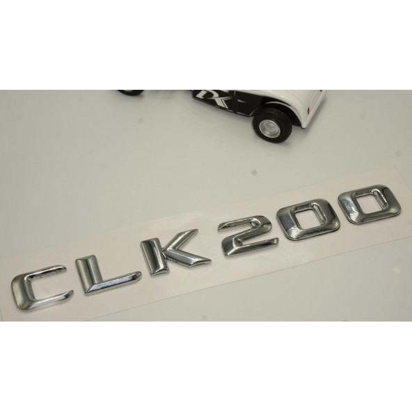 Benz CLK 200 Bagaj Krom Metal 3M 3D Yazı Logo - 3