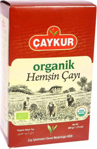 Çaykur Organik Siyah Hemşin Çayı 400 gr x 4 ADET