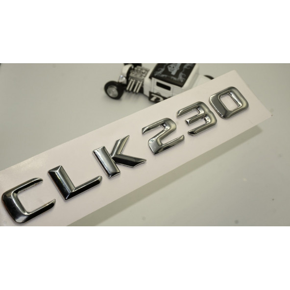 Benz CLK 230 Bagaj Krom Metal 3M 3D Yazı Logo ürün görseli 1