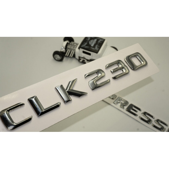Benz CLK 230 Kompressor Bagaj Krom Metal 3M 3D Yazı Logo ürün görseli