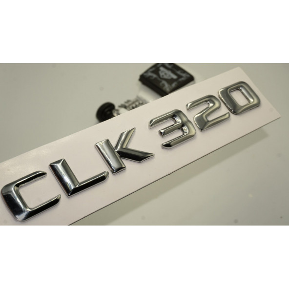 Benz CLK 320 Bagaj Krom Metal 3M 3D Yazı Logo ürün görseli