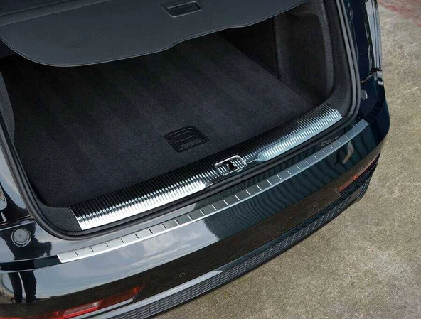 OMSA Audi Q3 Krom Arka Tampon Eşiği Taşlı 2011-2018 Arası - 2