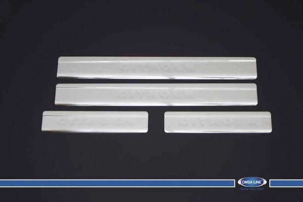OMSA Citroen C4 Krom Kapı Eşiği 4 Parça 2004-2010 Arası ürün görseli 1
