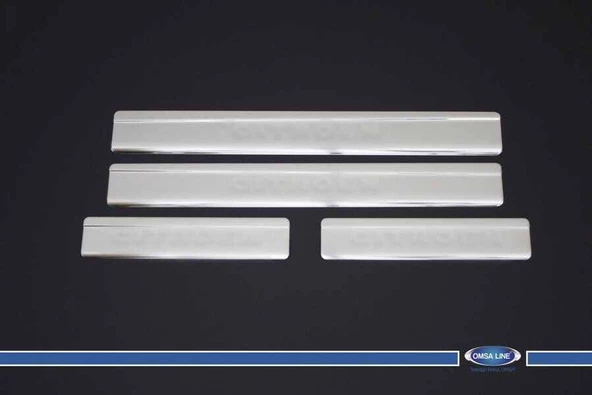 OMSA Citroen C4 Picasso Krom Kapı Eşiği 4 Parça 2006-2010 Arası ürün görseli 1