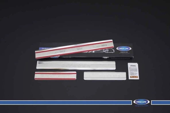 OMSA Citroen C4 Krom Kapı Eşiği 4 Parça 2004-2010 Arası - Resim 2