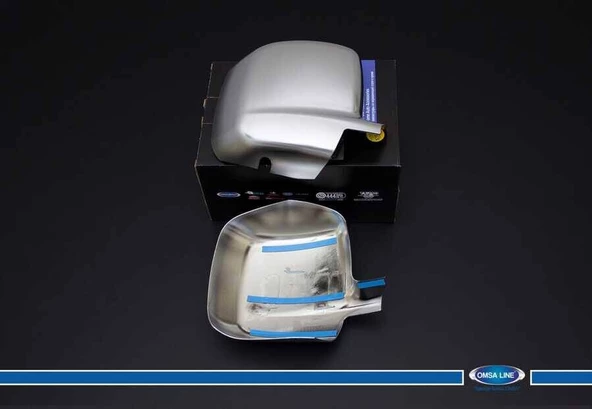 OMSA Citroen Nemo Saten Krom Ayna Kapağı 2 Parça Abs 2007-2016 Arası - 2